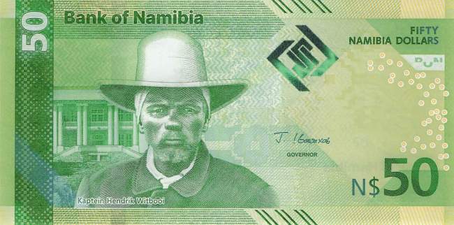 Namibia p22a 50 Dollar 2025